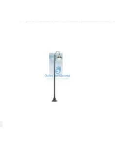 Nobile 2034/08/00/NA Lampione 1l copper lamp with pole 2